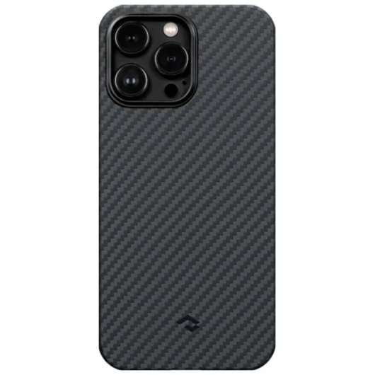 Чехол Pitaka MagEZ Case 4 Twill для iPhone 15 Pro Max 6.7" Черный/Серый 1500D