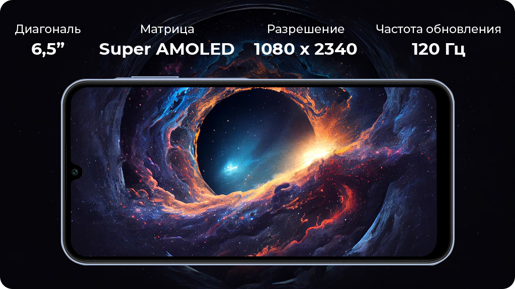 Samsung Galaxy A25 8/128Gb A256E Темно-синий