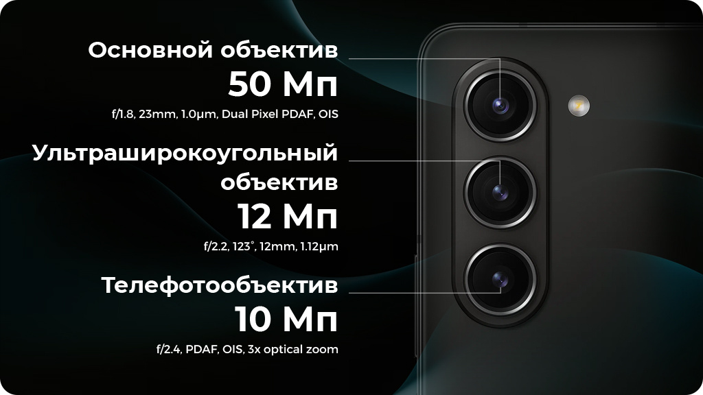 Samsung Galaxy Z Fold 5 12/256 ГБ Черный фантом