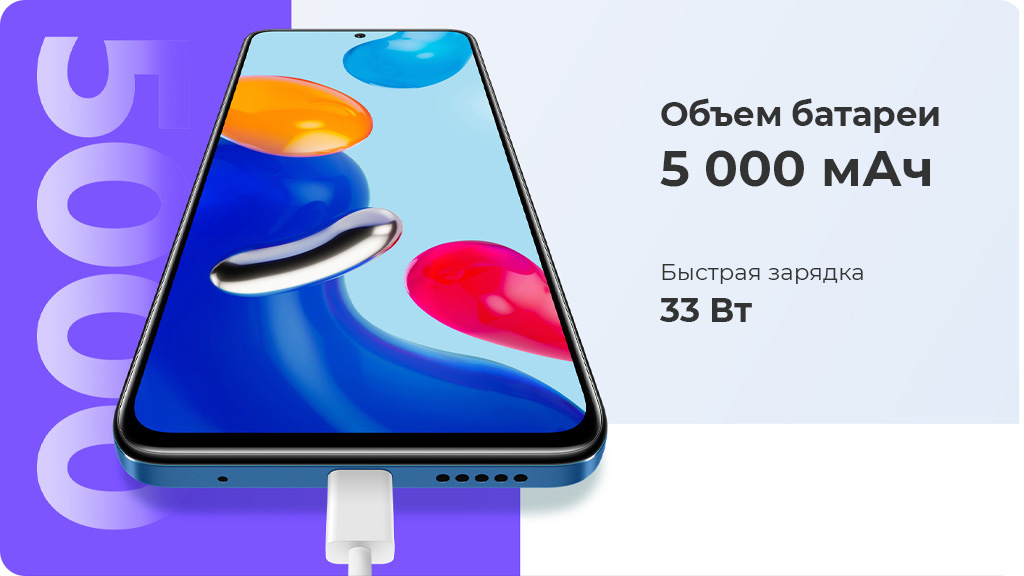 Xiaomi Redmi Note 11 4/64Gb NFC Синий (РСТ)