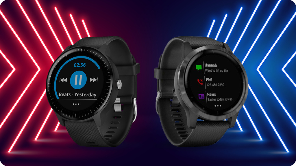 Умные часы Garmin Vivoactive 3 Черные