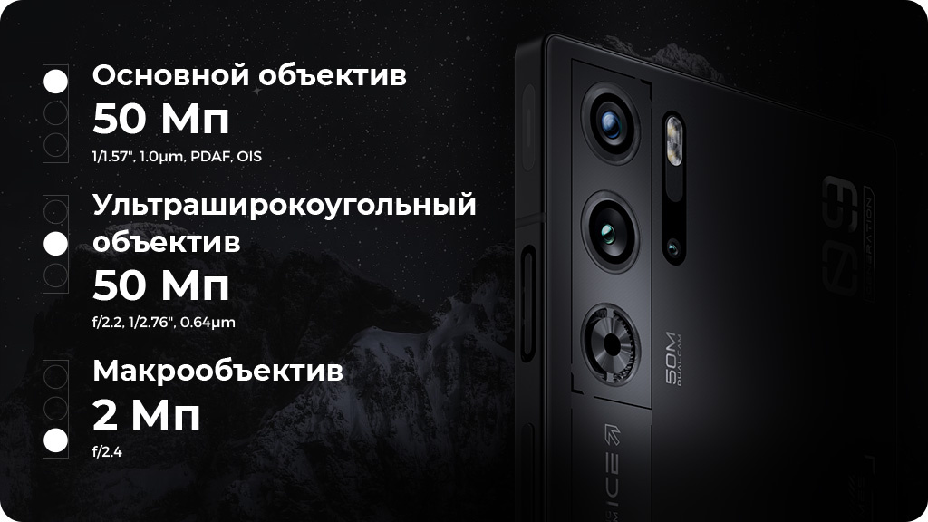 ZTE Nubia Red Magic 9 Pro 16/512Gb Черный прозрачный Global